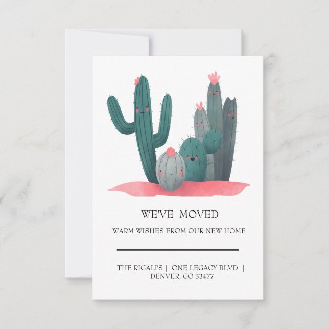 casa de Cactus linda en movimiento (Anverso)