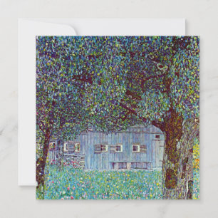Casa de campo en Alta Austria por Gustav Klimt