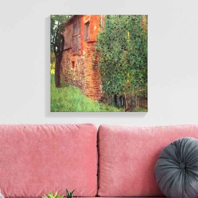 Casa de campo en Kammer por Gustav Klimt, Arte de  (Insitu (Sala de estar))