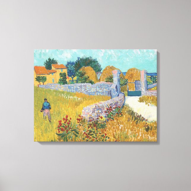Casa de campo Van Gogh en la galería Provence Arte (Anverso)