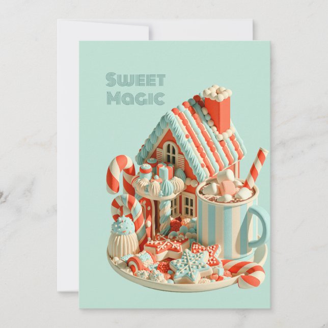Casa de Dulces 3D Pastel Magia Dulce (Anverso)