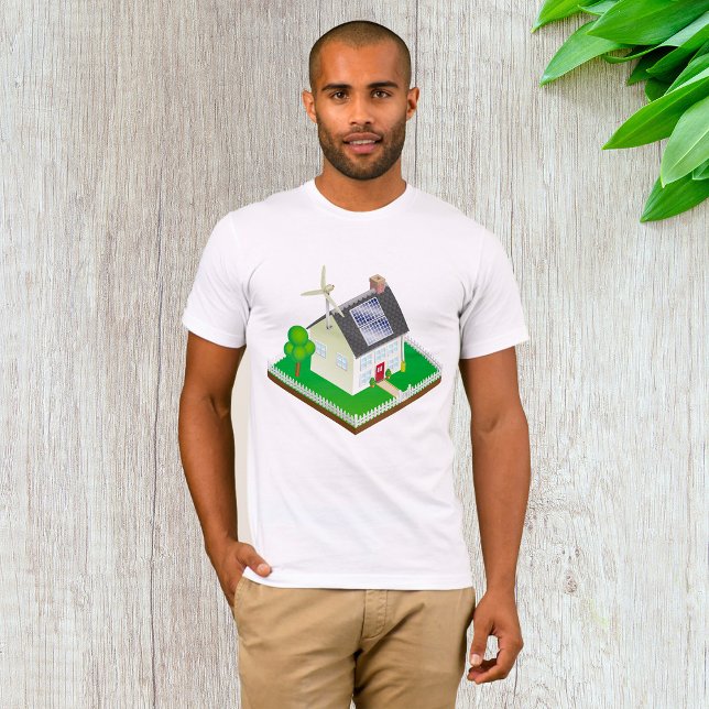 Casa de energía renovable camiseta de hombres (Subido por el creador)