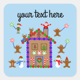 Casa de Gingerbread #2 Pegatinas