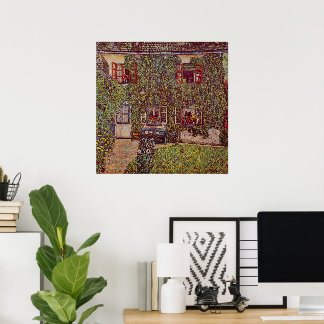 Casa de Guardaboschi por Gustav Klimt, Arte Vintag