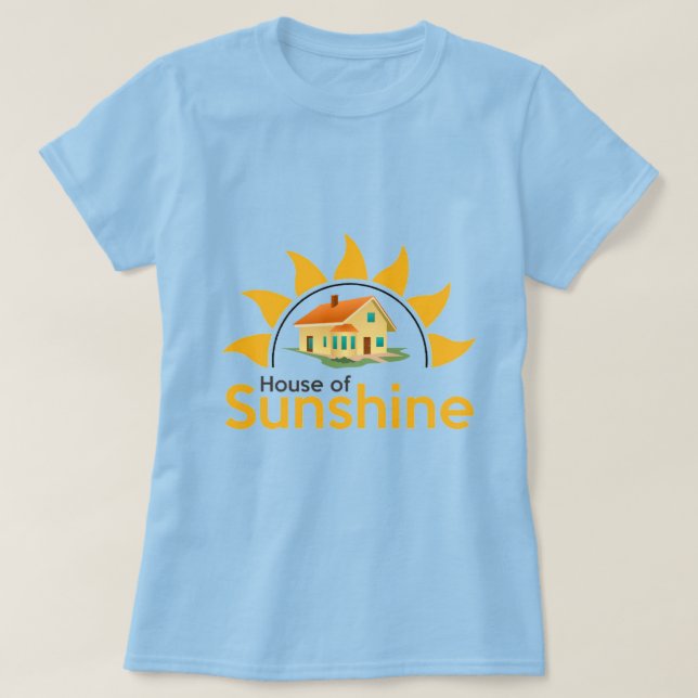 Casa de la camiseta Sunshine (Diseño del anverso)