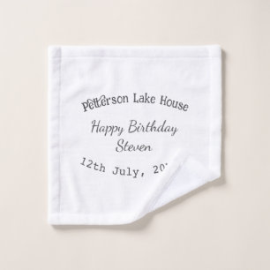 Casa de lago playa feliz cumpleaños agregar nombre