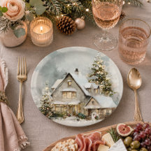 Casa de Navidad acogedora y caprichosa | Platos de