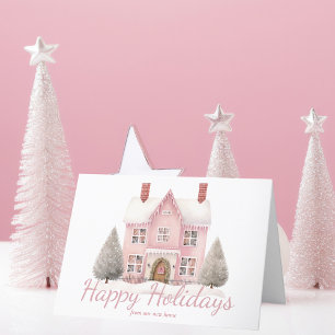 Casa de Navidad Rosa Bonita Dirección de Nuevo Hog