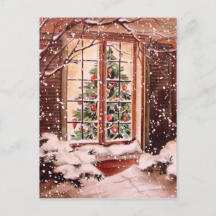 Casa de Navidad Vintage Merry