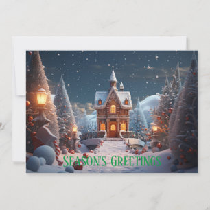 Casa de pan de jengibre de Feliz Navidad
