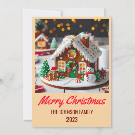 Casa de pan de jengibre - Feliz Navidad