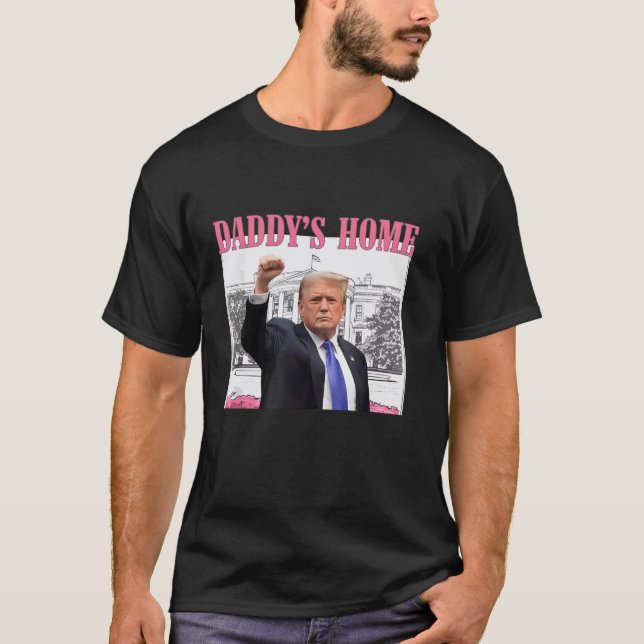 Casa de papá Donald Trump 2024: camiseta pro Trump (Anverso)