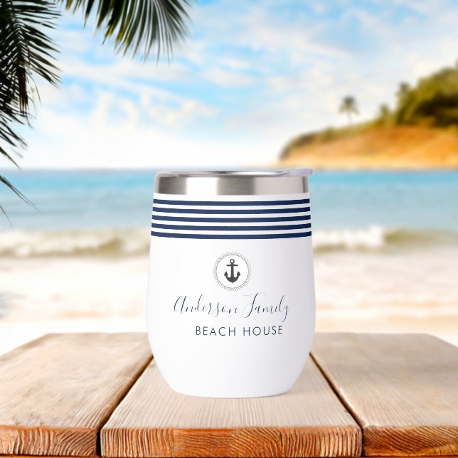 Casa de playa de la familia manuscrita náutica (Playa)