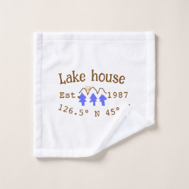 Casa del lago. Fecha año personalizado coordenadas