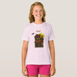 Casa embrujada y fantasmas niños camiseta