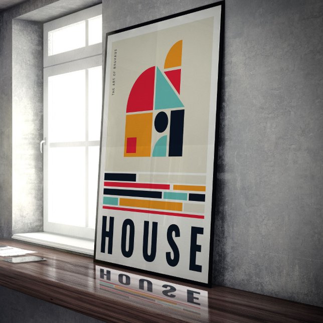 Casa en el arte de Bauhaus. (Subido por el creador)
