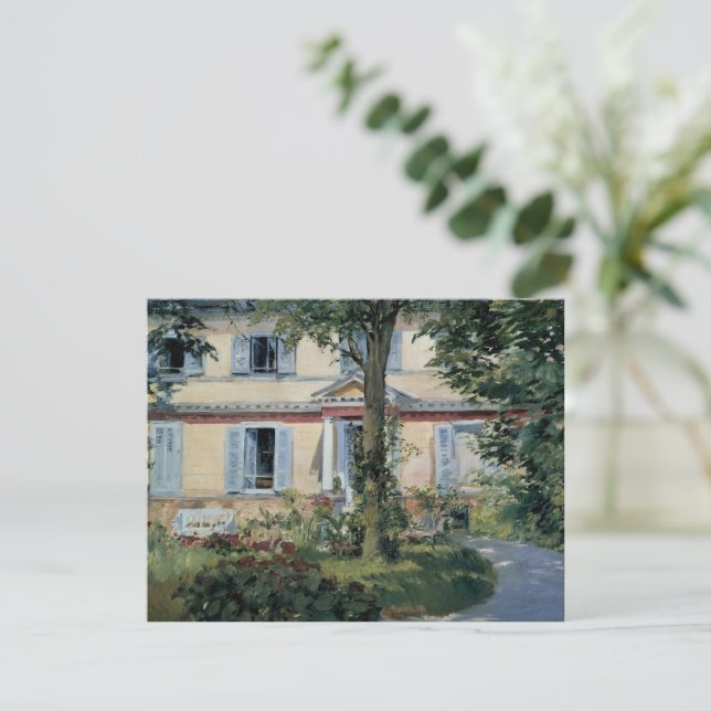 Casa en Rueil por Edouard Manet, Bella Artes de Vi (Anverso de pie)