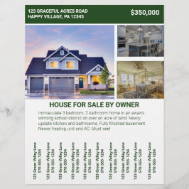 Casa En Venta Por El Propietario Flyer Tear Off St