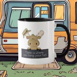 Casa es donde cuelgas tu taza de café Camper gorra