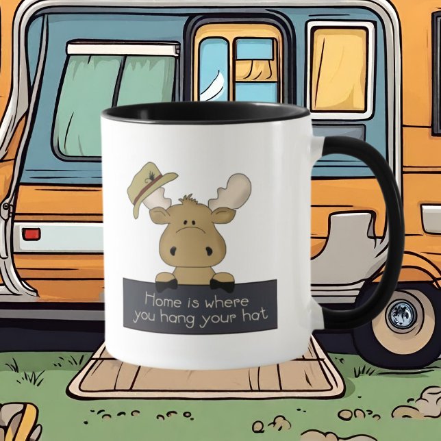 Casa es donde cuelgas tu taza de café Camper gorra (Subido por el creador)