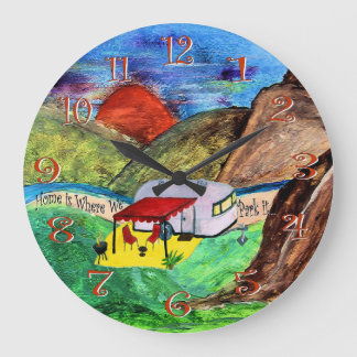 casa es donde estacionamos el reloj de pared de ca