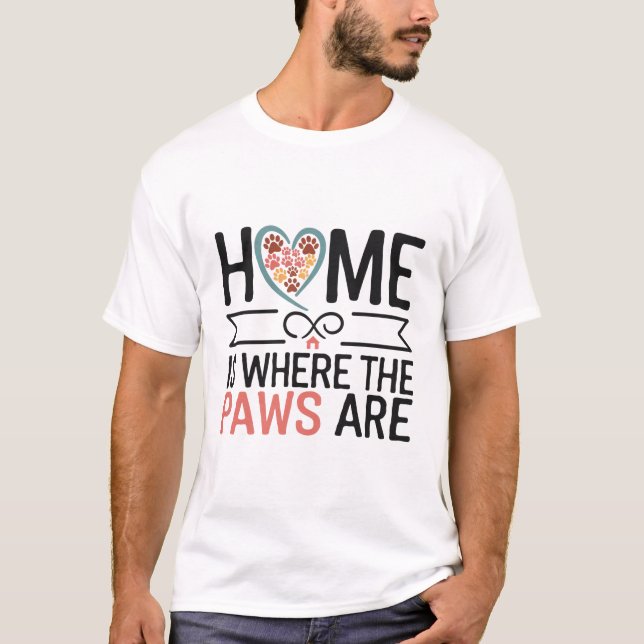 casa es donde las patas son camisetas (Anverso)
