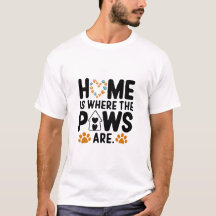 casa es donde las patas son camisetas