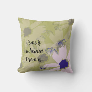 Casa es donde mamá es Cojín decorativo