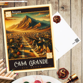 Casa Grande, Arizona | Postal de época