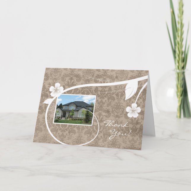 Casa Inmobiliaria Gracias Tarjeta De Bienvenida Be (Anverso)