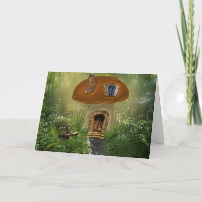 CASA PEQUEÑA EN TARJETAS DE REUNIÓN FORESTAL (Anverso)