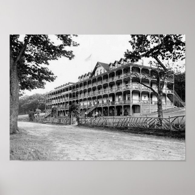 Casa Pocono Poconos Pa. Póster (Frente)