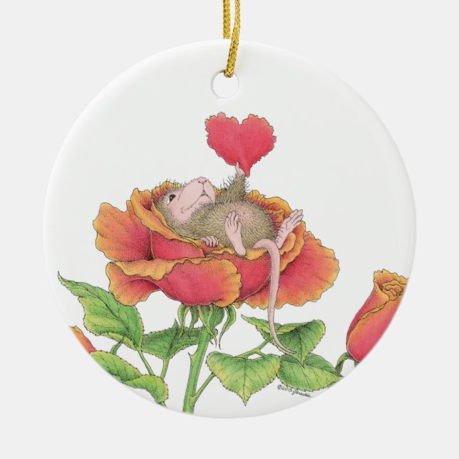 Casa-Ratón Designs® - ornamento del el día de San (Frente)
