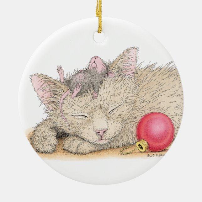 Casa-Ratón Designs® - ornamento del navidad (Atrás)