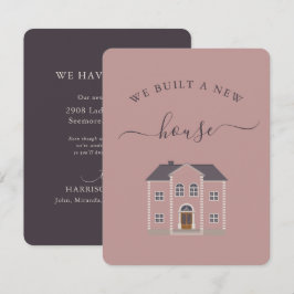 Casa Rosa Construimos Una Nueva Invitación De Casa