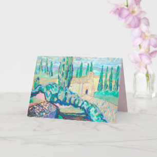 "Casa Toscana" por James Paul Brown tarjeta de fel