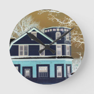 CASA VIEJA retra del RELOJ de PARED L@@K