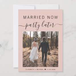 Casado, ahora Fiesta, luego Boda de Rubor