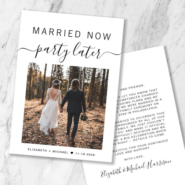 Casado, ahora Fiesta, luego Invitación de Boda de  (Subido por el creador)