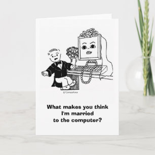 ¿CASADO CON LA COMPUTADORA? Tarjeta