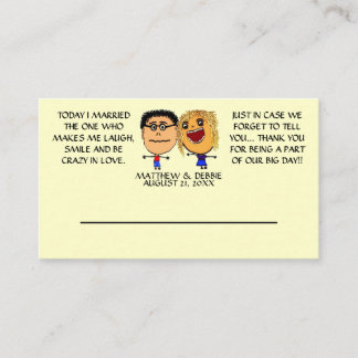 Casado con mi mejor amigo Boda Tarjeta de asiento