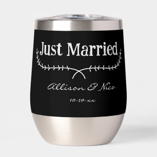 Casado con un floreciente Boda personalizado