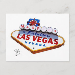 CASADO En La Fabulosa Postal De Las Vegas