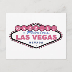 CASADO En La Fabulosa Postales PINK De Las Vegas