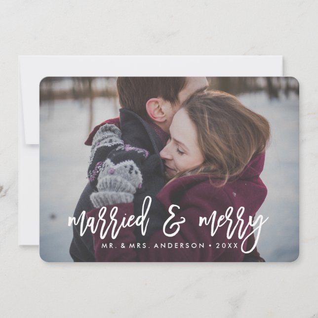 Casado moderno y moro | Tarjeta fotográfica de vac (Anverso)