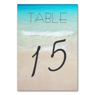 Casados por las tarjetas de números de la tabla de