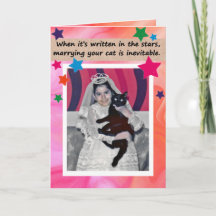 Casar con tu tarjeta de gato