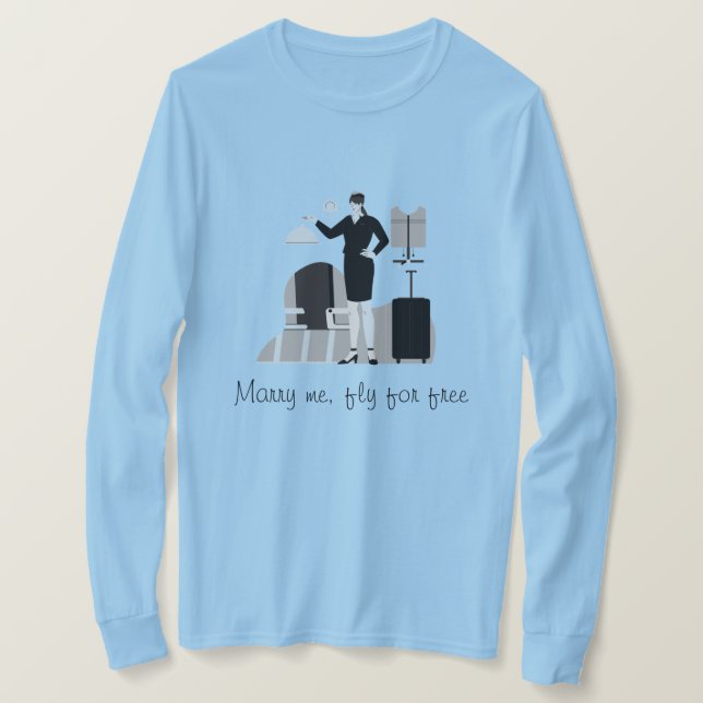CASARME, VOLAR POR Camiseta LIBRE (Anverso del diseño)