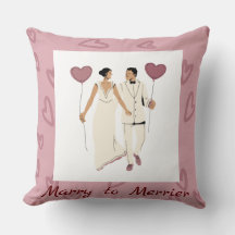 CASARSE CON MERRIER COJÍN DECORATIVO