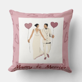 CASARSE CON MERRIER COJÍN DECORATIVO